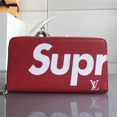 supreme x lv blue|Lv x supreme wallet.